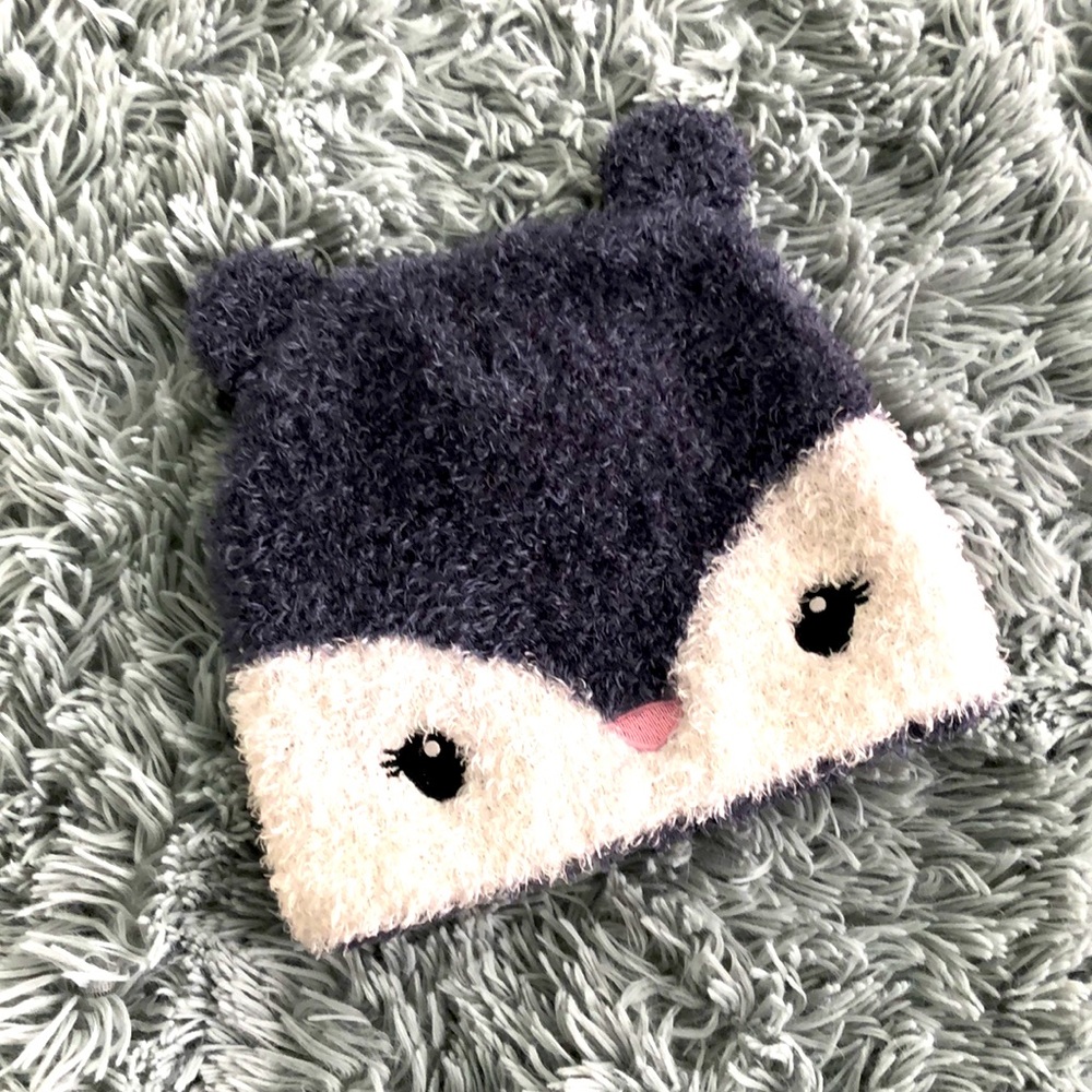 Girls Fuzzy Winter Hat